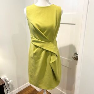 Halston Heritage Draped Sleeveless Dress